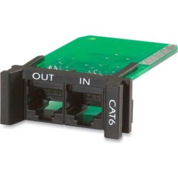 Apc APC PNETR6 Surge Module-CAT6, CAT5/5e Network Line, 1U, Use with PRM4 or PRM24 Chassis PNETR6